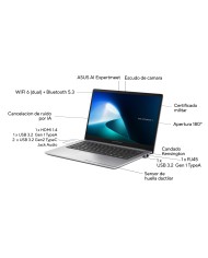 Notebook Asus ExpertBook P1 i5-13420H 16GB Ram 512GB SSD Windows 11 Pro 14"