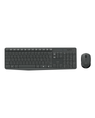 Combo Logitech MK235 - Teclado y Mouse Inalámbrico USB, Español, Ideal para Oficina y Hogar