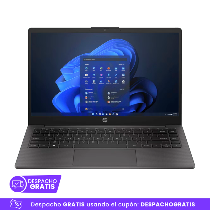 Notebook HP 245 G10 Ryzen 3 7320U 8GB Ram, 256GB SSD, Windows 11 Home