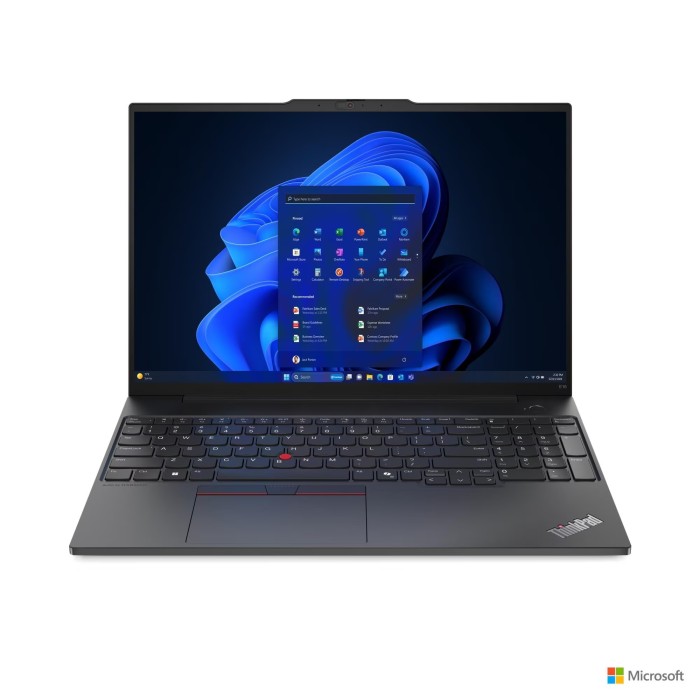 Notebook Lenovo ThinkPad E16 Gen 2 16" 1920 x 1200 LCD Intel Core Ultra 7 155U 16 GB DDR5 SDRAM 512 GB SSD Negro
