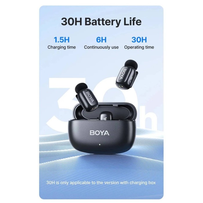 Micrófono Inalámbrico Boya Doble USB-C Negro