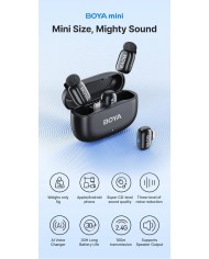 Micrófono Inalámbrico Boya Doble USB-C Negro