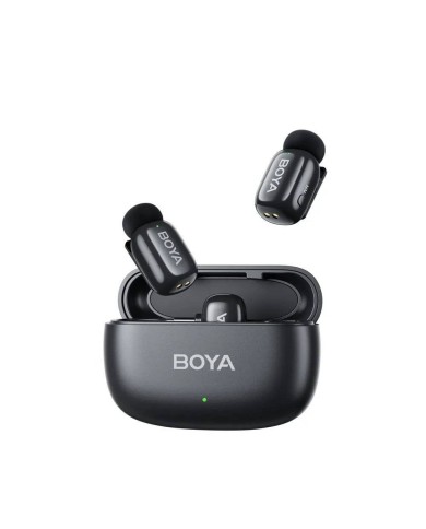 Micrófono Inalámbrico Boya Doble USB-C Negro