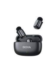 Micrófono Inalámbrico Boya Doble USB-C Negro