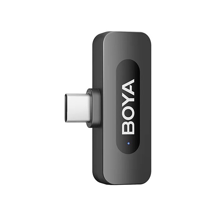 Micrófono Doble Boya BY-V3 Con Cancelación de Ruido USB C Y Lightning Negro