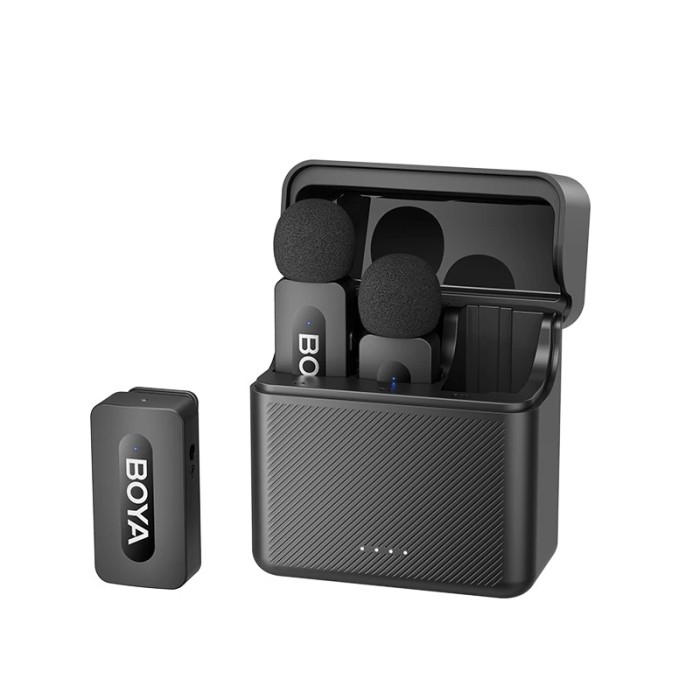 Micrófono Inalámbrico Doble Boya BY-V35 Para Cámaras