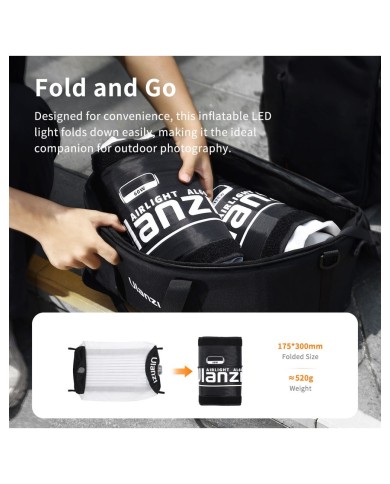 Luz Led Ulanzi Inflable AL60 60W Omnidireccional Blanco