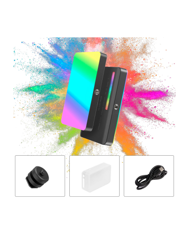 Luz Led Ulanzi VL120 Mini Pocket Recargable RGB Negro
