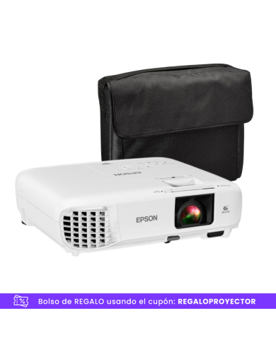 Proyector Epson PowerLite E20 3400 Lúmenes + Bolso de Regalo