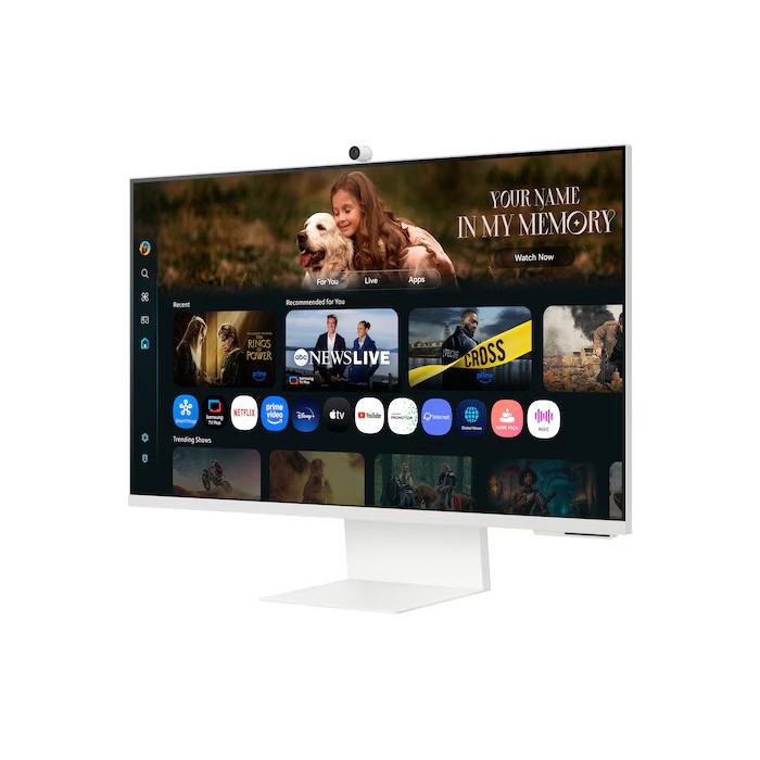 Monitor Smart Plano Samsung 32" 3840 x 2160 HDMI USB/ USB-C Bluetooth 5.2 60Hz Blanco