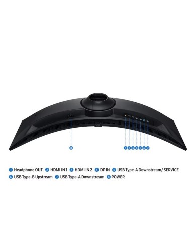 Monitor Gamer Curvo Samsung 49" 5120 x 1440 DisplayPort HDMI / USB QHD 144Hz