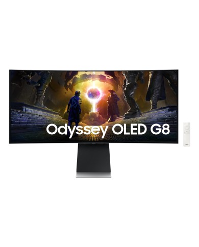 Monitor Gamer Curvo Samsung OLED 34" 3440 x 1440 UWQHD  175Hz Smart Blanco