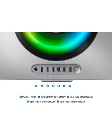 Monitor Gamer Curvo Samsung OLED 34" 3440 x 1440 UWQHD  175Hz Smart Blanco