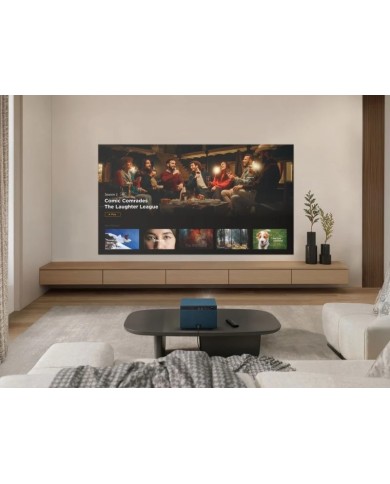 Proyector ViewSonic Smart LED 1080p con Google TV integrado Azul
