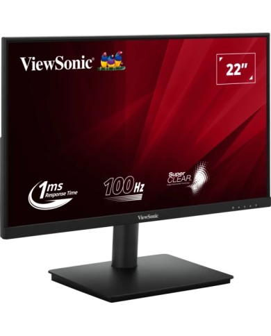 Monitor Plano ViewSonic LED 22" 100Hz 1920 x 1080 FHD 1Ms Negro