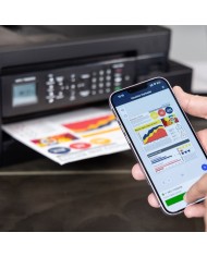 Impresora Multifuncional Brother Tank Tinta hasta 30 ppm (mono) hasta 26 ppm (color) Negro