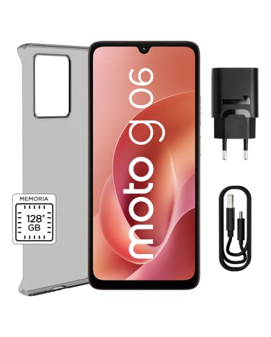 Teléfono Celular Motorola Moto G06 4GB 128GB 6.8" Android 15 50MP Naranja
