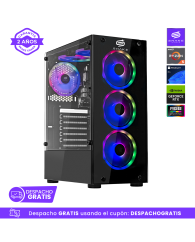 Pc Snake Gamer Vibora Black V3