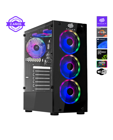 Pc Snake Gamer Vibora Black V1 Ultra