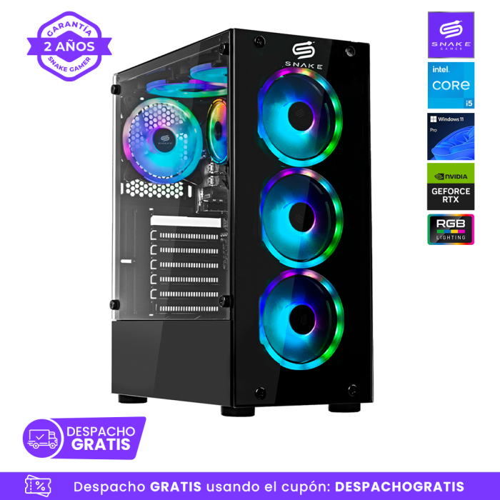 Pc Snake Gamer Cobra Black V4