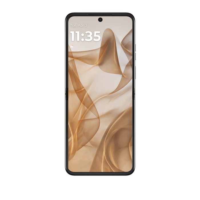 Teléfono Celular Motorola Moto Razr 50 6.9" LTPO AMOLED 12GB RAM 512GB Beige