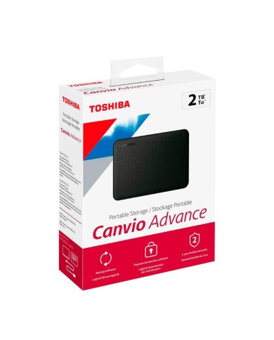Disco Duro Externo Toshiba Canvio Advance 2 TB HDD Negro