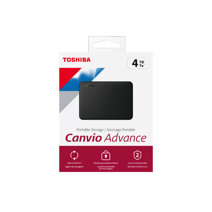 Disco Duro Externo Toshiba Canvio Advance 4TB Negro