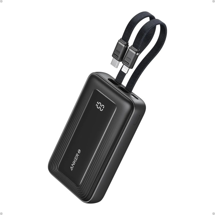 Cargador Portatil Power Bank Anker Zolo 10.000mAh 30W CUSB-C & Lightning Negro