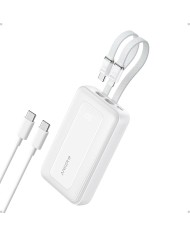 Cargador Portatil Power Bank Anker Zolo 10.000mAh 30W USB-C & Lightning Blanco