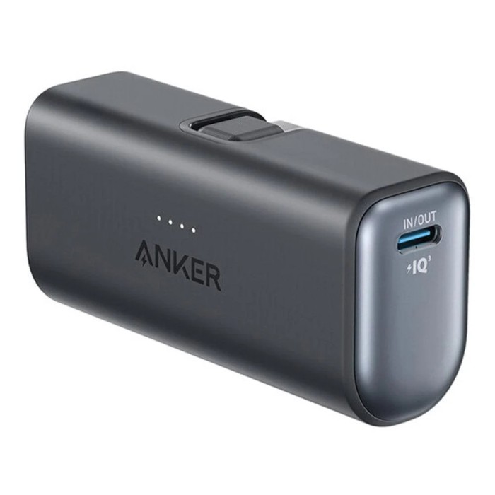 Cargador Portátil Power Bank Anker Nano 5000mAh USB-C Carga Rápida Negro