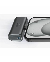 Cargador Portátil Power Bank Anker Nano 5000mAh USB-C Carga Rápida Negro