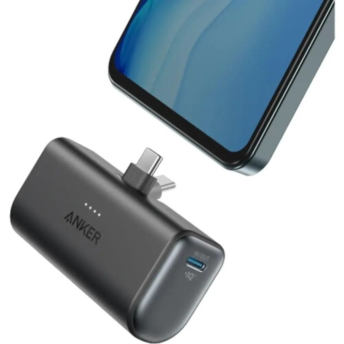 Cargador Portátil Power Bank Anker Nano 5000mAh USB-C Carga Rápida Negro