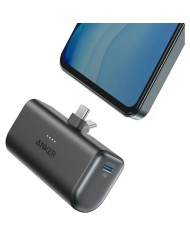 Cargador Portátil Power Bank Anker Nano 5000mAh USB-C Carga Rápida Negro