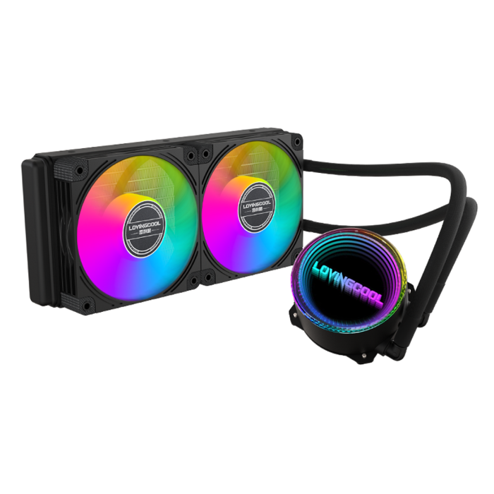 Refrigeración Líquida LC-240 Black 240mm RGB Refrigeración Líquida LC-240 Black 240mm RGB