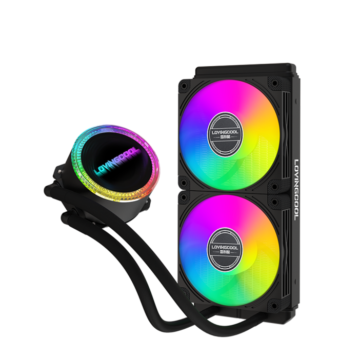 Refrigeración Líquida LC-240 Black 240mm RGB Refrigeración Líquida LC-240 Black 240mm RGB