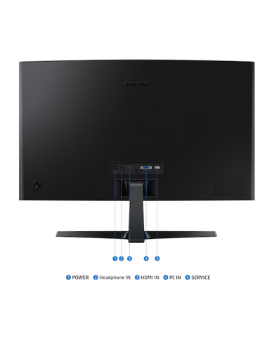 Monitor Samsung Essential S3 S36GD 27" LS27D366GALXZS Curvo FHD VA 100Hz 4ms Monitor Samsung Essential S3 S36GD 27" LS27D366GALXZS Curvo FHD VA 100Hz 4ms