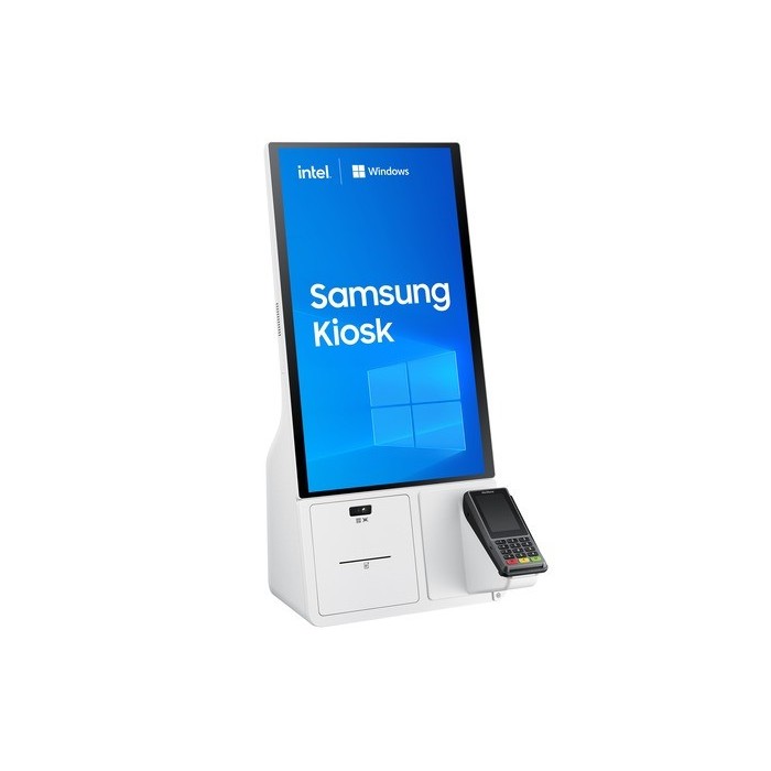 Pantalla Táctil Samsung Kiosk 24" FHD ADS Interactivo USB Win10 Blanco
