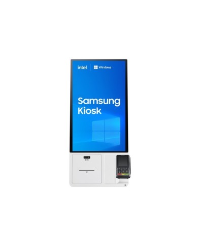 Pantalla Táctil Samsung Kiosk 24" FHD ADS Interactivo USB Win10 Blanco