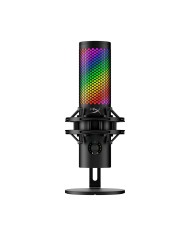 Micrófono para Streaming HyperX QuadCast S 2, ARGB, USB, 4 Patrones Polares, Black
