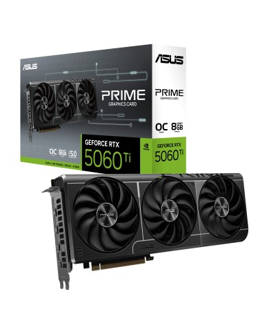 Tarjeta gráfica ASUS Prime NVIDIA GeForce RTX 5060 Ti, 8GB GDDR7, PCIe 5.0, HDMI/DisplayPort