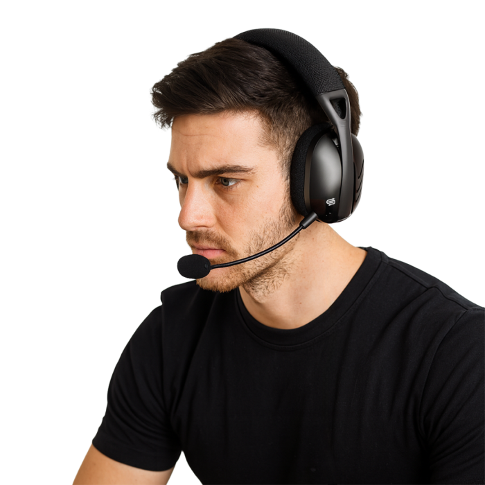 Audífonos Inalámbricos Snake Gamer Krait Bluetooth, USB 2.4 GHz, Jack 3.5, Negro