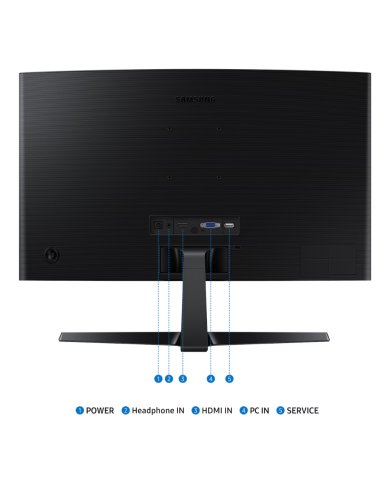 Monitor Curvo S36GD de 24“ FHD de 100HZ, 4ms