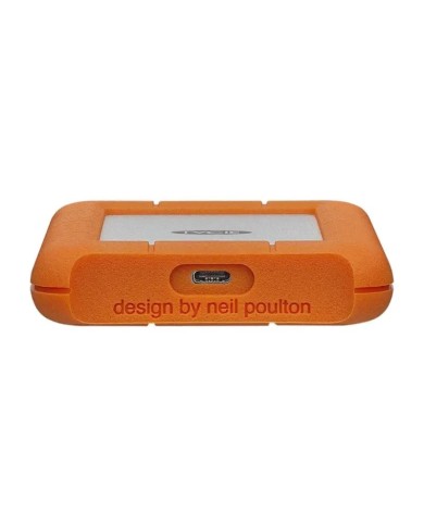 Disco Duro Externo Portatil LaCie Rugged USB-C 4 TB USB 3.1 Gen 1 USB-C Naranja