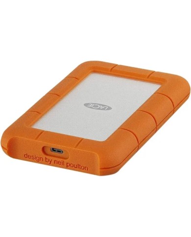 Disco Duro Externo Portatil LaCie Rugged USB-C 4 TB USB 3.1 Gen 1 USB-C Naranja