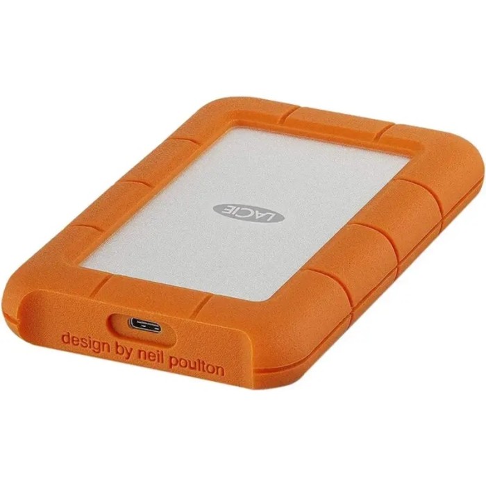 Disco Duro Externo Portatil LaCie Rugged USB-C 4 TB USB 3.1 Gen 1 USB-C Naranja