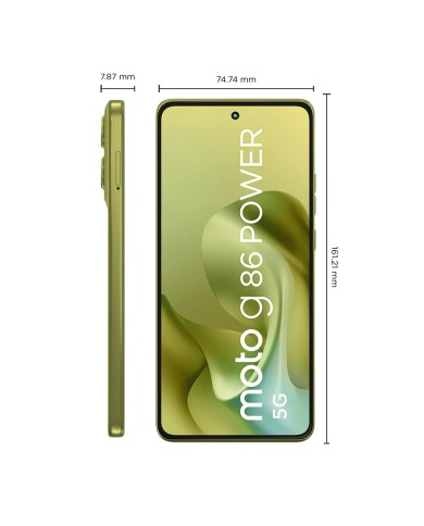 Teléfono Motorola Moto G86 256 8GB Batería 6720 mAh Cámara 50 MP Verde