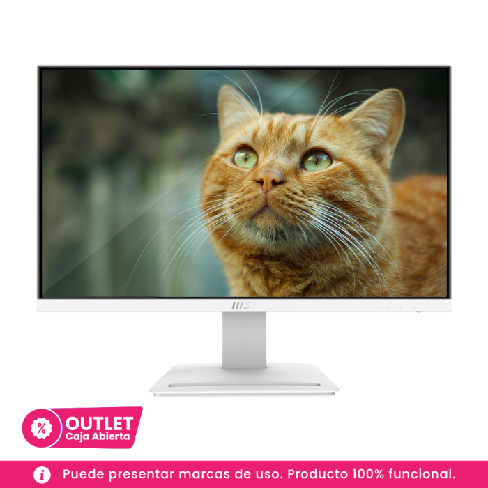 Monitor MSI PRO MP243XW 23.8" IPS, 100Hz, 1ms, 1920 x 1080 (CAJA ABIERTA)