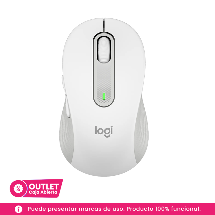 Mouse Inalámbrico Logitech Signature M650 4000 DPI 5 Botones Blanco (CAJA ABIERTA)