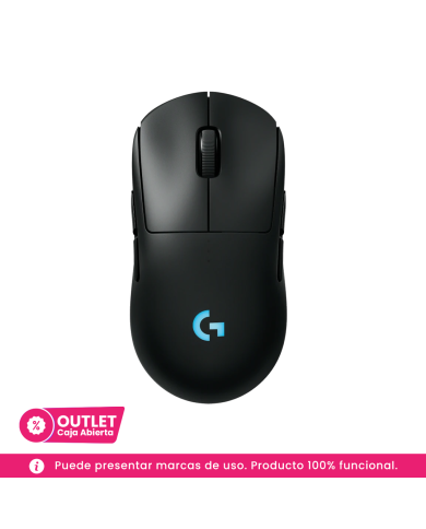 Mouse Gamer Logitech G Pro 2 Inalámbrico Lightspeed 44.000 DPI Negro (CAJA ABIERTA)