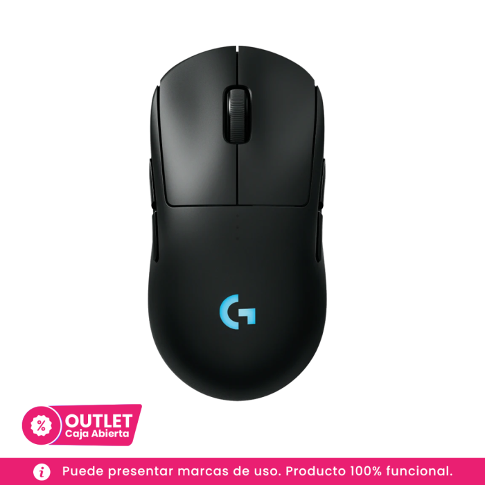 Mouse Gamer Logitech G Pro 2 Inalámbrico Lightspeed 44.000 DPI Negro (CAJA ABIERTA)